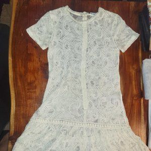 White Lace Summer Dress